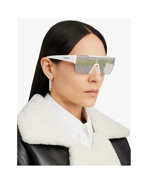 burberry white rectangle sunglasses - be4291|burberry 0be4216.